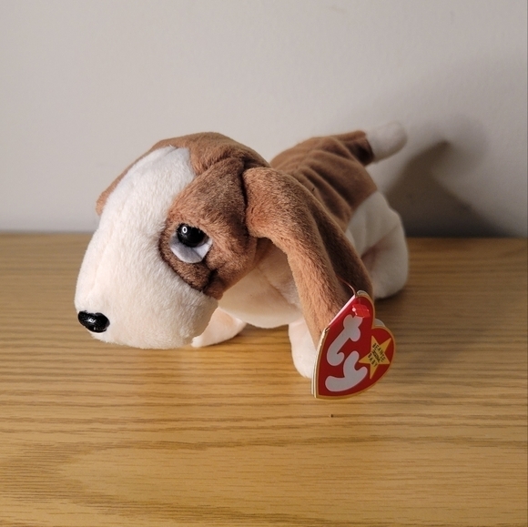 TY "Tracker" the Dog Beanie Baby Retired Collectible Stuffed Plush - MINT NWT - Picture 1 of 14